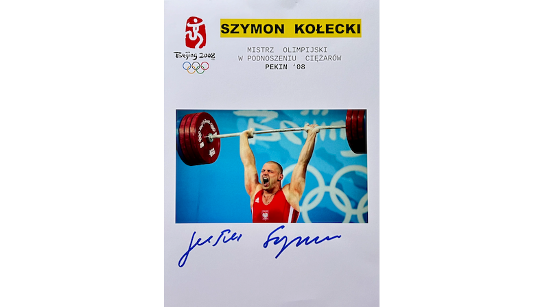 Kołecki autograf SZYMON KOŁECKI- autograf